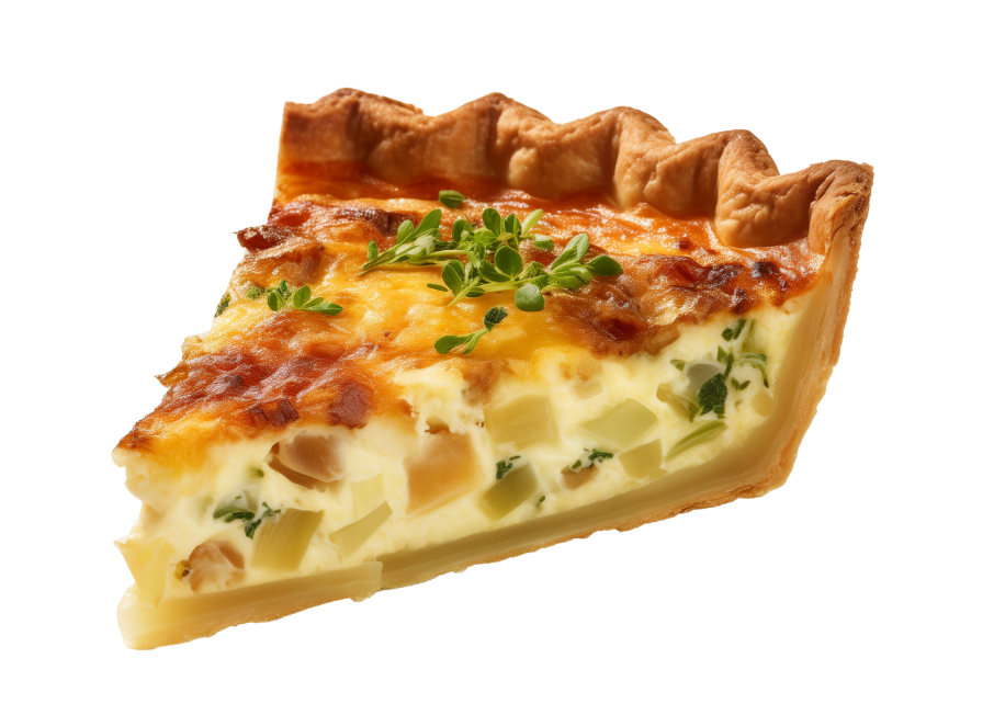 Chicken Lou's® Honey Mustard Ham and Cheese Quiche